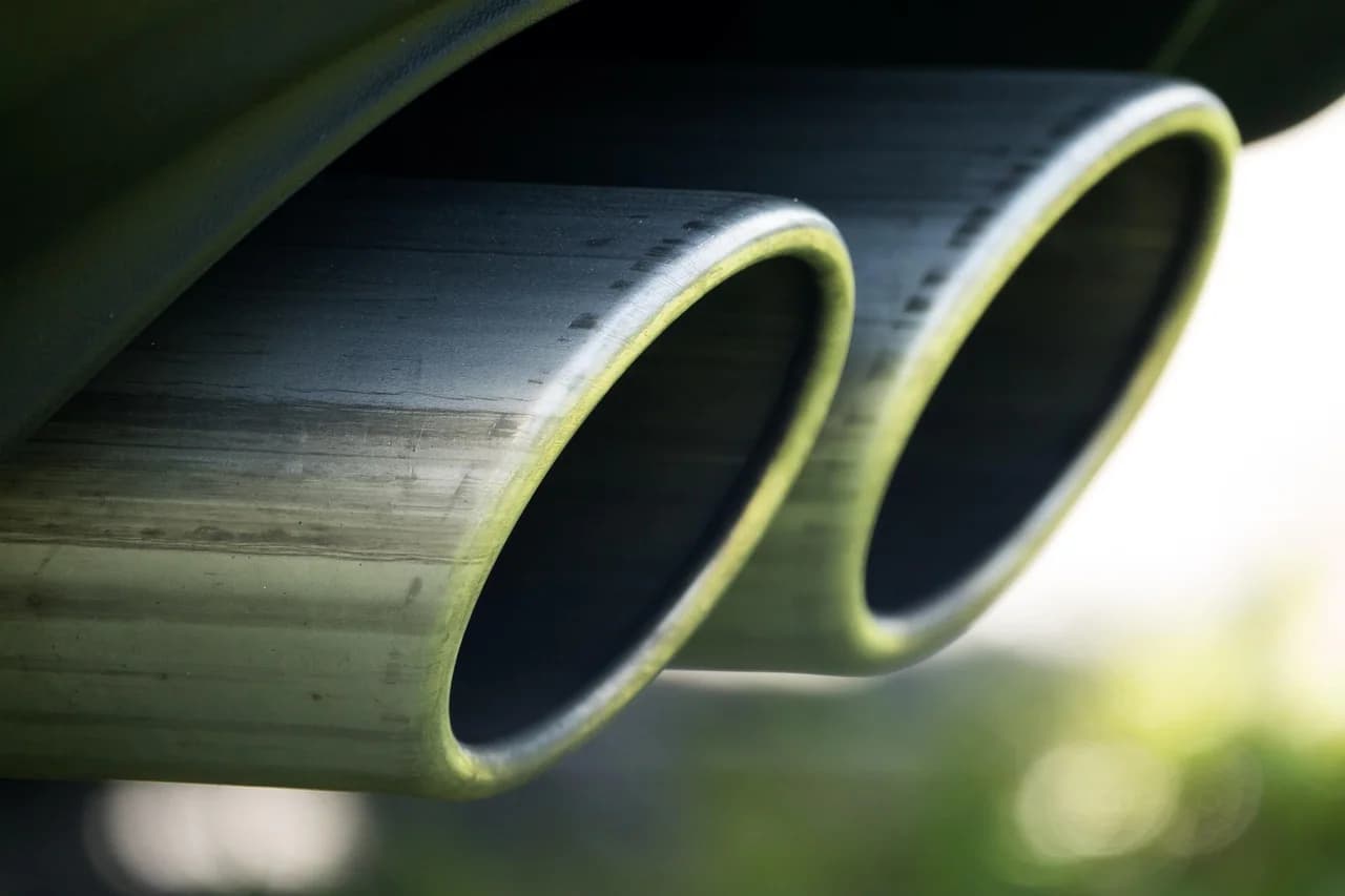 Vehicle receiving exhaust replacement near Berowra
