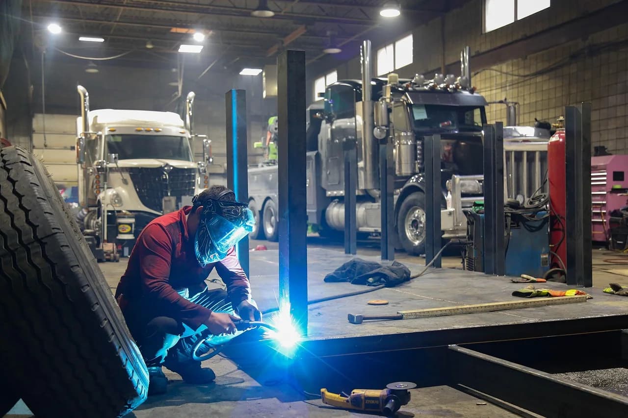 Vehicle receiving fleet maintenance near Berowra
